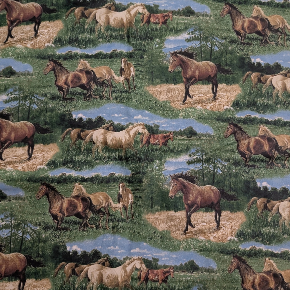 Cranston Horse Landscape Fabric